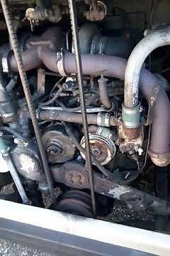 Detroit Diesel 6V92 TA thermostat and exhaust manifold replacement and some other work. Part 1