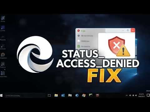 How to Fix STATUS ACCESS DENIED Error in Microsoft Edge