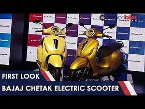 First Look Bajaj Chetak Electric Scooter