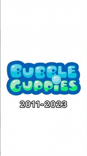 Bubble Guppies historical logos