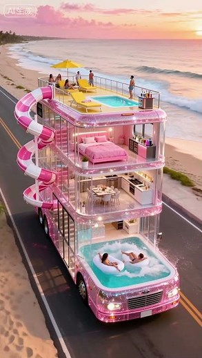 💖 This has to be Barbie's Dream Bus! ✨🚌