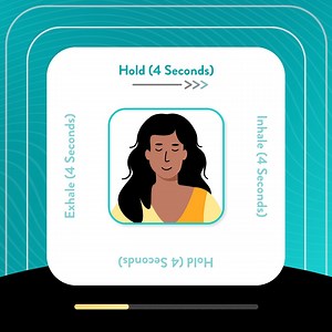 Having trouble relaxing when you lie down at night? Box breathing is a simple but powerful technique designed to promote relaxation and help alleviate stress, allowing you to relax more quickly and fall asleep faster. Follow the instructions and give it a try! | Cocoon by Sealy | Facebook