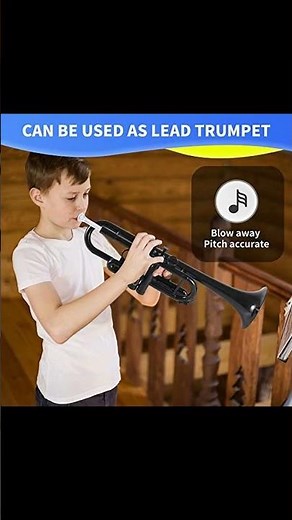 PAMPET Professional Plastic Trumpet C trumpet (Black) YouTube Short