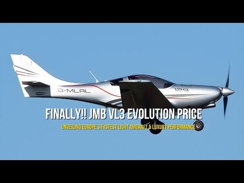 Finally!! JMB VL3 Evolution Price | Unveiling Europe’s Fastest Light Aircraft & Luxury Performance