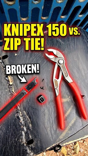 knipex Cobra 150 EDC ##EverydayCarry #toolporn #germantools breaking zip ties