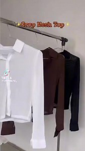 5.3K views · 15 reactions | Taking orders of these mesh crop shirt ✨For more details inbox us ✅ #Mesh #meshtop #shirtstyle #styles #styleinspo #shirts | Parsa's | Facebook