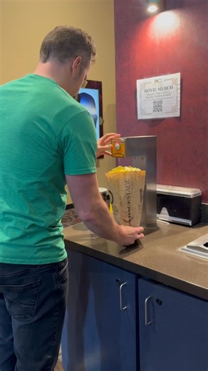 A popcorn's worst nightmare 😱🍿 #BBTheatres | B&B Theatres Athens 12