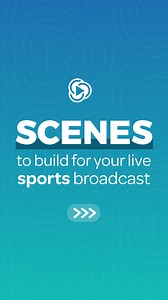 When the game's moving fast, you need fast solutions. Scene Builder lets you pre-build your layouts, so you can switch angles, graphics, and text in an instant. | Switcher | Facebook