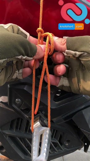 Powerful Knot Hack Riders Will Love 🏍️⚡ #knotshortchannel
