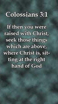 Colossians 3:1 Explained | Set Your Heart on Things Above #motivation #bibleverses #christianfaith