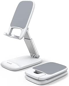 Lamicall White Cellphone Stand, Xmax Gift for Men Women Mother Father Girls Boys Coworkers, Desk Accessories, Telephone Stands, Workspace Organizersf, Gifts for Christmas