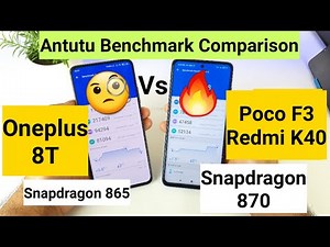 Poco F3 vs Oneplus 8T Antutu Benchmark Comparison