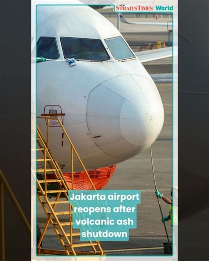 Jakarta airport, four others reopen after Anak Krakatau ash crisis