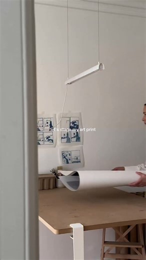 natalia borodina | art • minimalism • slow living on Instagram: "Fine Art Print [limited edition of 38] 70 × 100 cm Printed on museum-quality Hahnemühle German Etching 310 g/m2 🔗Link in Bio #fineart #art #artist #interiorstyling #homedecor calminteriors aestheticart artprocess tromcanvasprint"