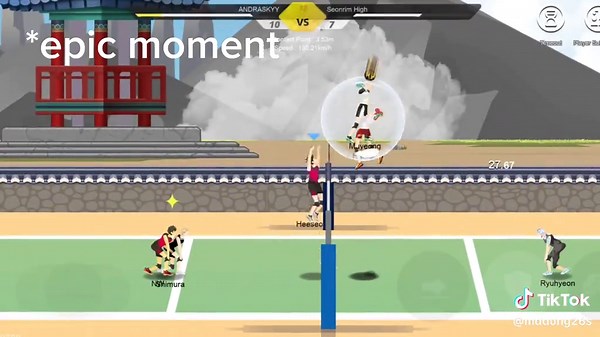 Intense Volleyball Action: Absolute Block vs Azure Dragon