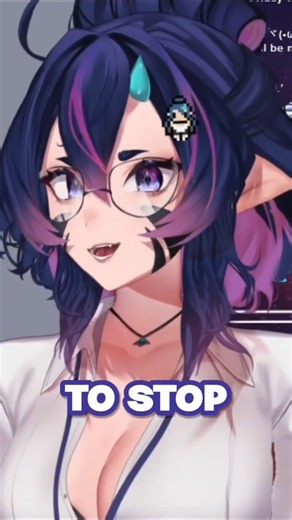 This VTuber doesn't want you to look... #memes #vtuberclips #shortsfeed