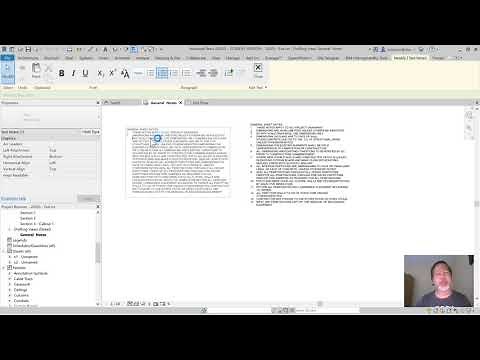 22 Revit Exercise 6 Adding Text General Notes