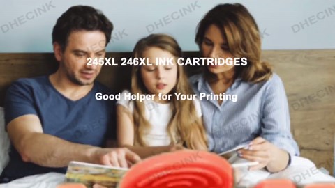 245XL 246XL Ink Cartridges for Canon Ink 245 and 246 for 243 244 Ink for MG2522 TS3322 MX490 TS3122 TR4522 Printer Ink (Black, Tri-Color)