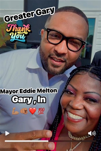 34K views · 1K reactions | To those that don’t know let me introduce the Mayor of Gary Indiana Eddie Melton !!!! Let make this an appreciation post cause he’s on him and his team lets go Thank you Mayor Eddie for bringing Gary back to its feet ❤️﫵Vivian proud G.I resident ￼stand up Garyyyyy#garyinindiana#thriving&survivinginG.I#Viviansadventure | Vivian Woodson-Hotchkins | Facebook