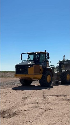 The new John Deere 460 P-Tier and 3812 scraper pan are what dreams are made of. #johndeere #scraper