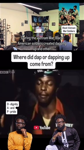 Where does dap or dapping up come from?