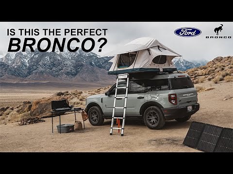Camping in a Bronco Sport | My Full Overland Build Tour and Walkthrough