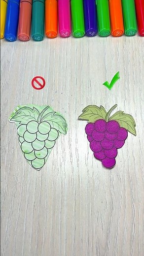 Green Grapes vs Purple Grapes 🍇💚💜