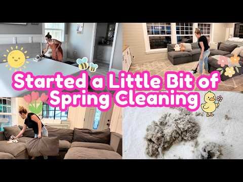 STARTED ON SOME SPRING CLEANING | REMOVING ALLERGENS IN THE HOME | SPRING CLEANING MOTIVATION 2026