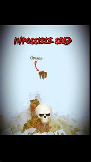 Minecraft Floating Island Seed Moment #jurassicworld