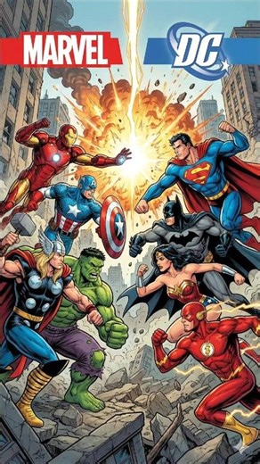 The Ultimate DC vs Marvel Comparison #shorts #marvel #dc #avengersdoomsday