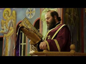 Αρχιδιάκονος του Μητροπολίτη Γλυφάδας σε εμμελή Ανάγνωση Ευαγγελίου