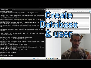 MySQL / MariaDB - Creating a New Database and User