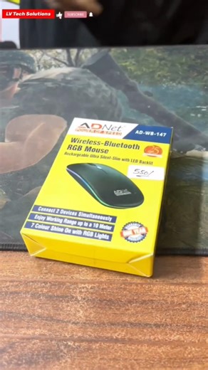 Wireless RGB Mouse | unboxing | reviews | #shorts #rgb # mouse #shortvideo #instagram