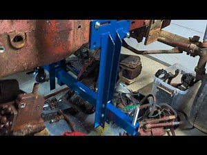 1947 IH Farmall M Project part 6. New Tractor Splitting Stand and Hydraulic Jack Stand.