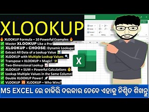 XLOOKUP Mastery: 10 Powerful Examples to Boost Your Excel Skills! 🚀📊|| Mahabahu Computer Education!