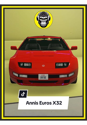 Replying to @matthías The Annis Euros X32 😎 Requested in the comments is my old but gold classic sports car - but is it really gold? 🤔 It doesn’t seem to be, after spending tonnes on upgrades at the garage I really hoped I’d be beating a modded VW beatle but, it seems I won’t be with this performance 😩 #gta5 #gtav #gtaonline #garagetour #gta