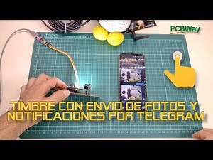 Doorbell with photo sending and notifications via Telegram