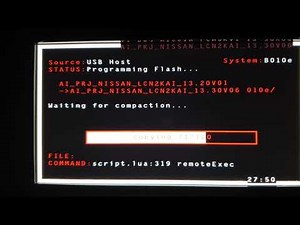 Nissan Connect (LCN2) Digital Audio Firmware Update D605 Sürüm