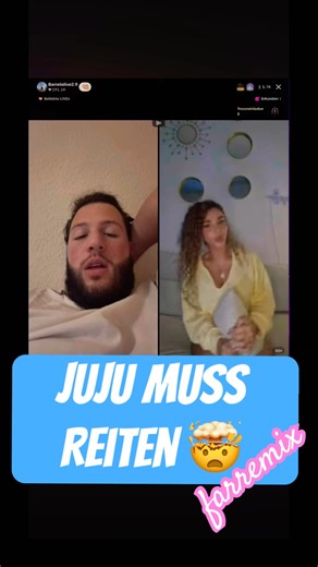 Juju muss reiten als Strafe 🤯 #tiktok #barrelo #juju #reiten #strafe #fyp