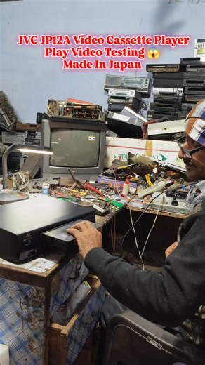 Rahul Rahul | JVC JP12A Video Cassette Player Play Video Testing 😱 Made In Japan | Instagram