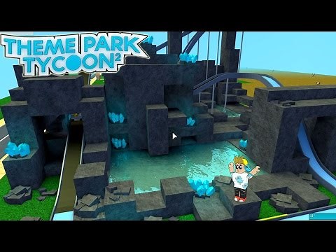 Roblox / Crystal Caves Water Adventure Ride! / Theme Park Tycoon 2 / Gamer Chad Plays