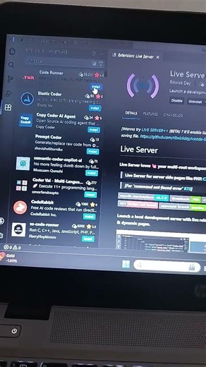 Live Sever Install in VS Code #vscode #vscodetutorial