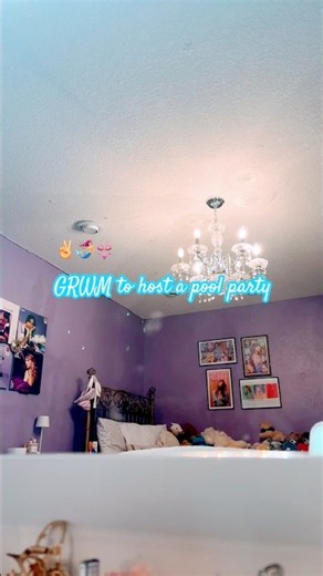 grwm to host a pool party! 👙🧜‍♀️✌️🐞🪼🌼🐚☀️🍓🍋🍉 #asthetic #grwm #organize