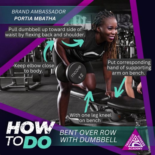 1K views | How to do a Bent Over row with Dumbbell The bent-over row...