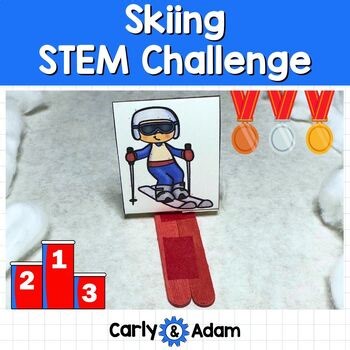 Downhill Skiing Winter Games STEM Challenge 2026 Kindergarten, 1st Grade, 2nd