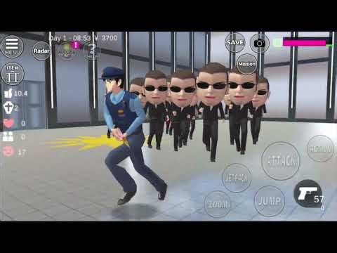 HOW TO PLAY POLICE KOBAN CATCH BOSS YAKUZA HIMAWARI INTO PRISON | SAKURA SCHOOL SIMULATOR