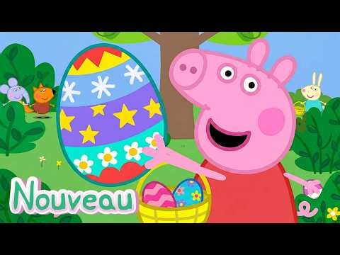 Peppa Pig 🐷 Joyeuses Pâques avec Peppa et ses Amis 🧺 Dessins Animés pour enfants