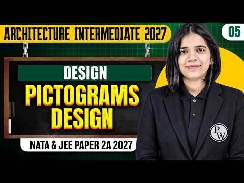 Design 06 | Pictograms Design | NATA & JEE paper 2A 2027