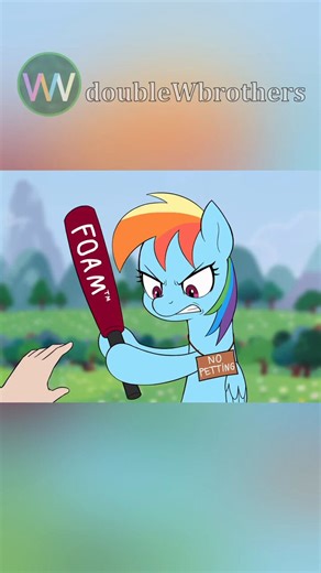 We made another short based on the "Simulator" comics we did years ago, this time featuring Rainbow Dash😄 #mlp #mylittlepony #RainbowDash #pony #cute #funny #animation #doublewbrothers