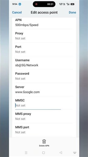 Best APN Settings for Super Fast 4G/5G Internet 2025